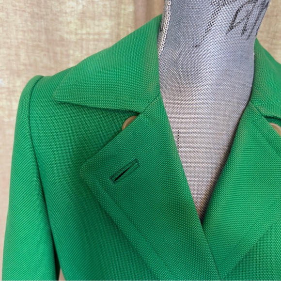 Banana Republic Double Breasted Pea Coat in a gorgeous Kelly Green, Size S - Picture 9 of 14